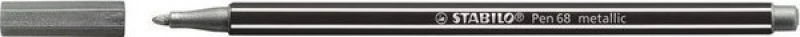 Stabilo Pen 68 1mm Metallic Silver