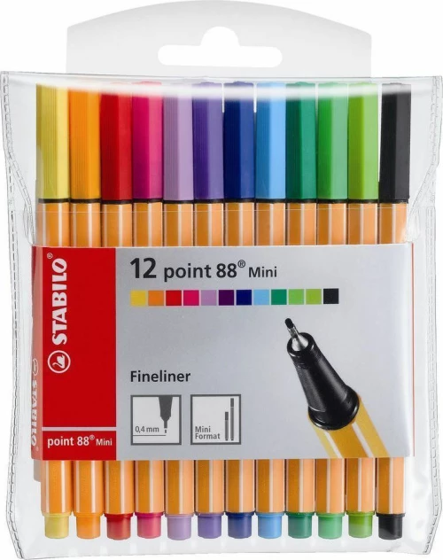Stabilo Point 88 Mini 0.4mm 12τμχ