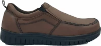 Ανδρικό Δερμάτινο Leder Shoes - 757 - Καφέ