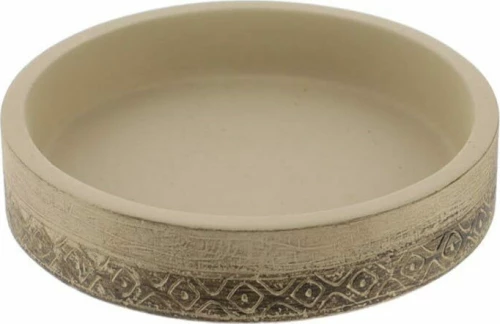 Aria Trade Dish 64117161 Σαπουνοθήκη Επιτραπέζια Κεραμική Μπεζ