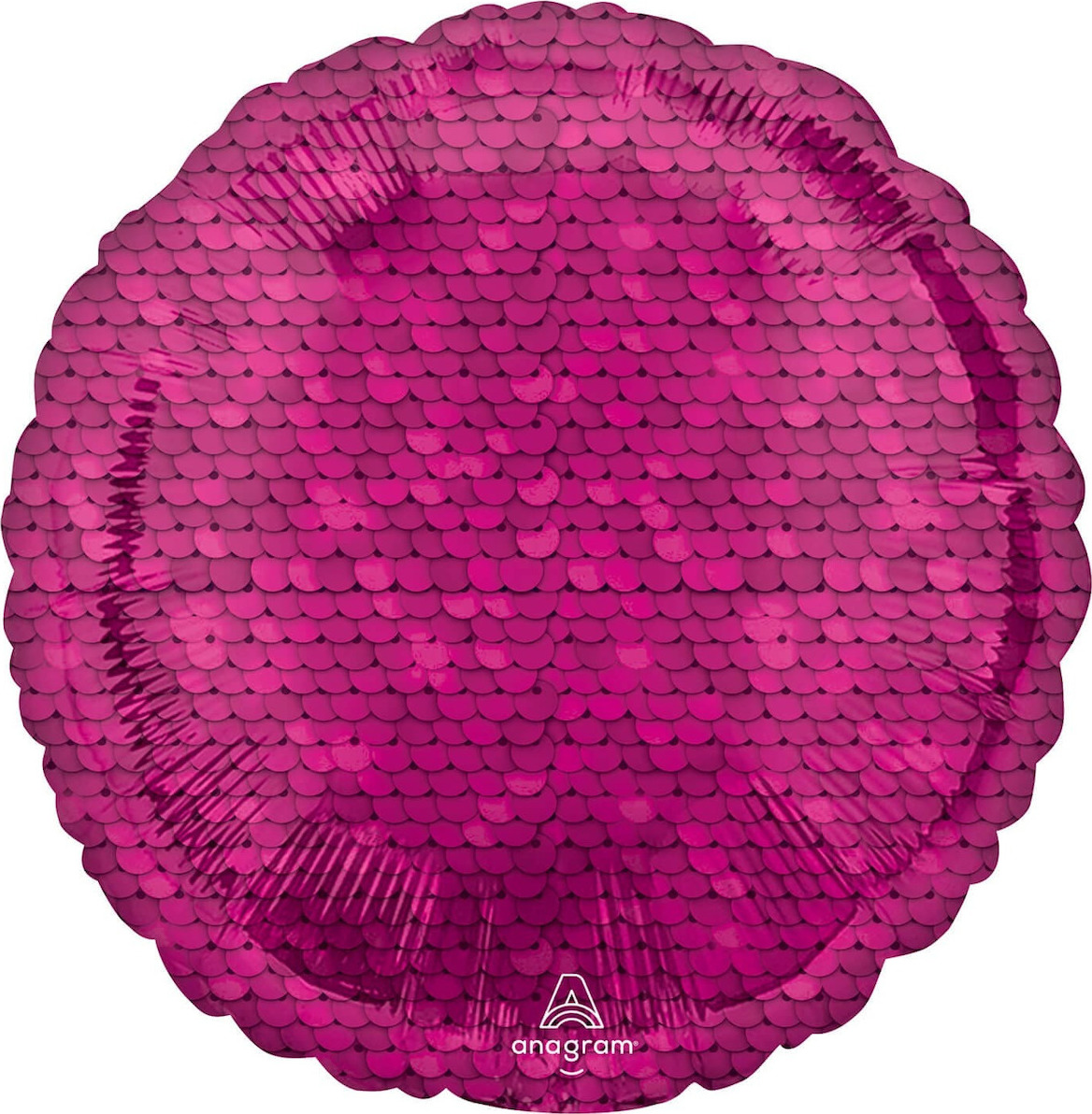 Μπαλόνι Φοιλ 18 Φούξια Sequins / 46 εκ