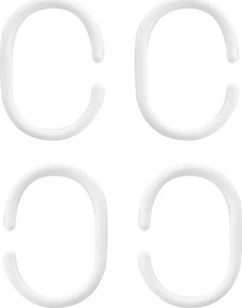 Grekon Κρίκοι Κουρτίνας 37 12τμχ White