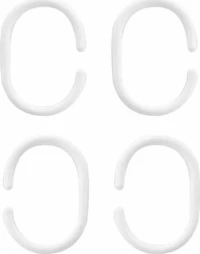 Grekon Κρίκοι Κουρτίνας 37 12τμχ White