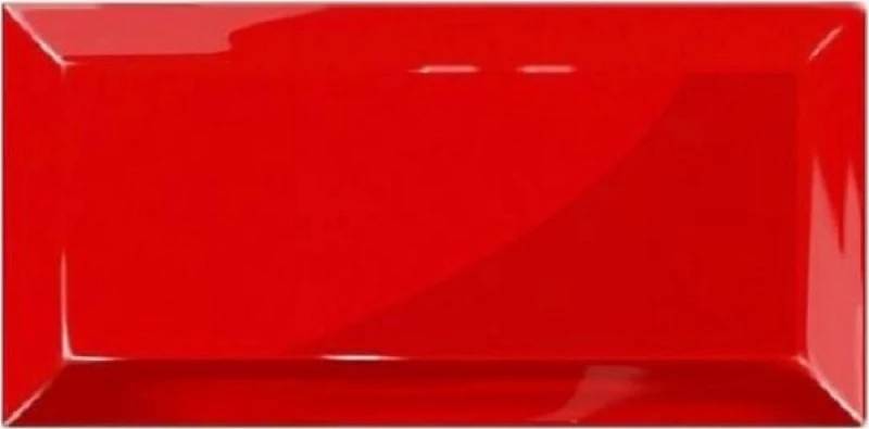 Karag Metro Bizoute Red 10x20cm Τοίχου Κουζίνας / Μπάνιου