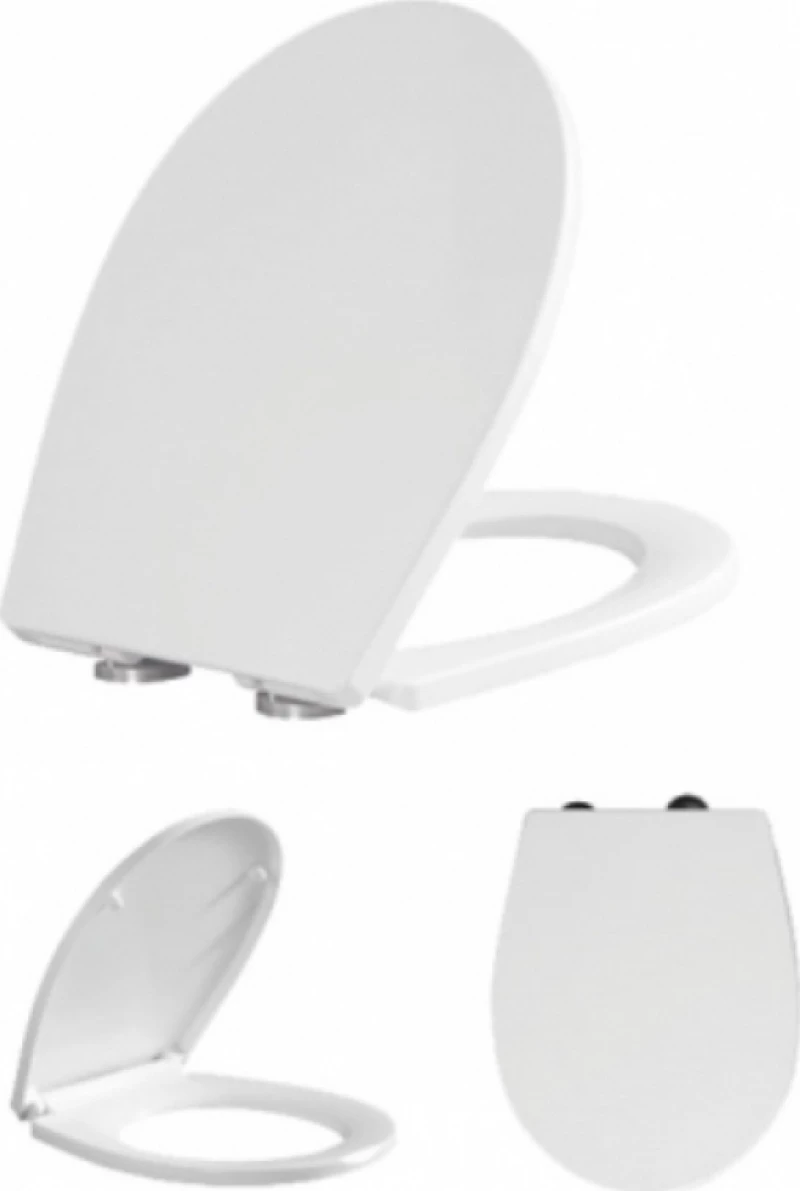 Bormann BTW1040 Καπάκι Λεκάνης Soft Close από Βακελίτη 43.5x35cm Λευκό