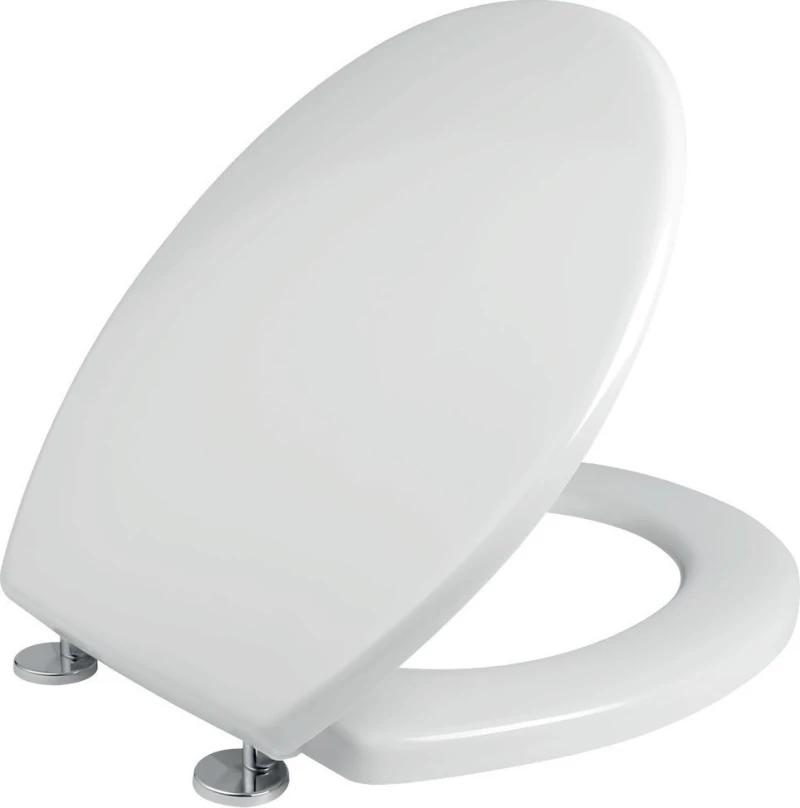 Elvit Ιθάκη Καπάκι Λεκάνης από Βακελίτη 38-43x37cm Λευκό