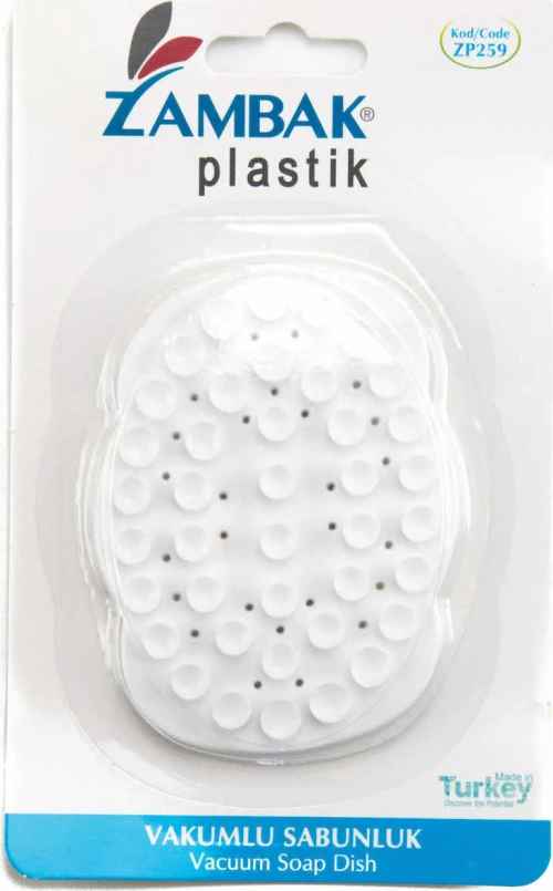 Viosarp No259 Σαπουνοθήκη Επιτραπέζια Πλαστική Λευκή