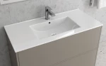 Karag LT7506-80 Ένθετος Νιπτήρας Πορσελάνης 81x47cm Λευκός