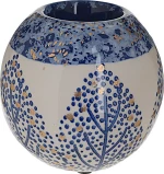 Inart Κηροπήγιο Κεραμικό 10.5x10.5x10.5cm