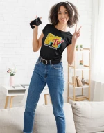MTV W t-shirt - BLACK