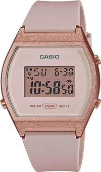 Casio Ρολόι με Καουτσούκ Λουράκι σε Ροζ χρώμα