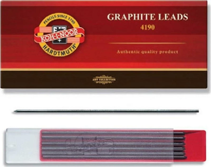 Koh-I-Noor 12 Μύτες Μολυβιού 4190 Πάχους 2mm Τύπου 3B