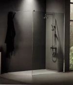 Devon Iwis Walk-in Διαχωριστικό Ντουζιέρας 67-69x185cm Chrome Clean Glass