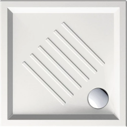 GSI Slim Ντουζιέρα 80x80cm Πορσελάνης