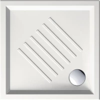 GSI Slim Ντουζιέρα 80x80cm Πορσελάνης