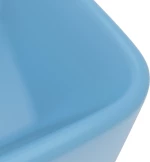 vidaXL 147044 Επικαθήμενος Νιπτήρας Κεραμικός 41x30cm Γαλάζιος