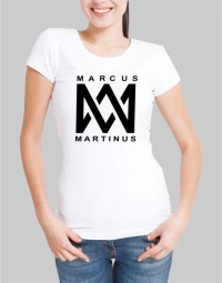 MARCUS & MARTINUS w T-shirt - WHITE