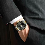 Curren 8388 Ρολόι Μπαταρίας με Μεταλλικό Μπρασελέ Gold/Black