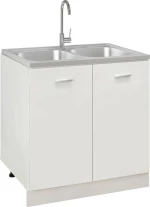 vidaXL 147235 Ένθετος Νεροχύτης 80x60cm Inox