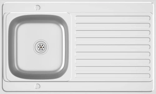 vidaXL 147237 Ένθετος Νεροχύτης 100x60cm Inox