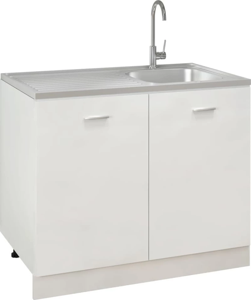 vidaXL 147237 Ένθετος Νεροχύτης 100x60cm Inox