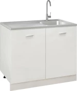 vidaXL 147237 Ένθετος Νεροχύτης 100x60cm Inox
