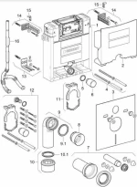 Geberit Omega Kombifix Εντοιχισμού 110.011.00.1