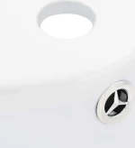 vidaXL 143911 Επικαθήμενος Νιπτήρας Κεραμικός 36x36cm Λευκός