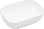vidaXL 143915 Επικαθήμενος Νιπτήρας Κεραμικός 45.5x32cm Λευκός