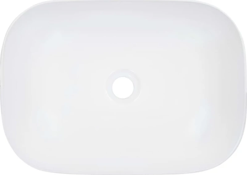 vidaXL 143915 Επικαθήμενος Νιπτήρας Κεραμικός 45.5x32cm Λευκός