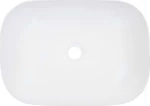 vidaXL 143915 Επικαθήμενος Νιπτήρας Κεραμικός 45.5x32cm Λευκός