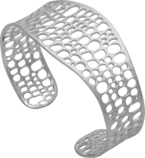 Χειροποίητο ασημένιο βραχιόλι 925ο με ασημί επιμετάλλωση ENG-TB-62