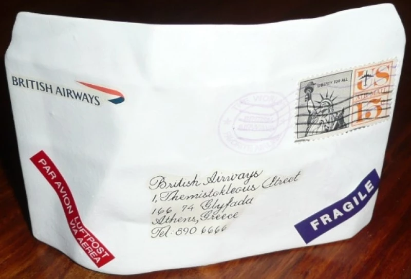 Κεραμική Μολυβοθήκη Γραφείου για στυλό British Airways