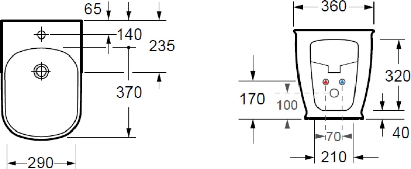 Karag Genesis Μπιντέ Δαπέδου B 10150
