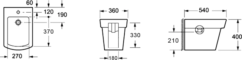 Karag Larx Μπιντέ Δαπέδου B 1060