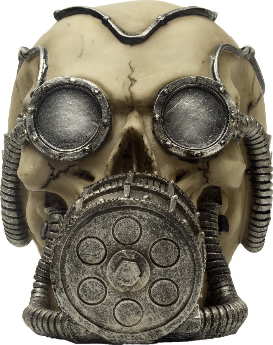 Διακοσμητική νεκροκεφαλή με φίλτρο αέρα