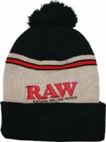 RAW Winter Hat Σκούφος - Μαύρο-Καφέ