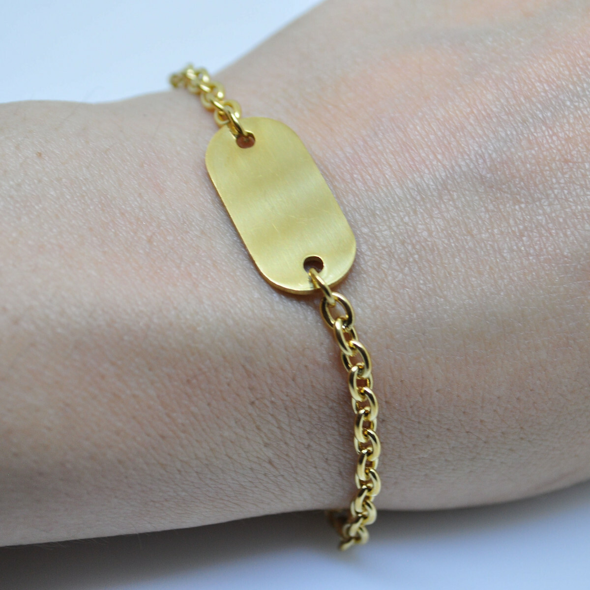 Βραχιόλι Από Ατσάλι Με Σχέδιο 58967-112 Χρυσό Χρυσό