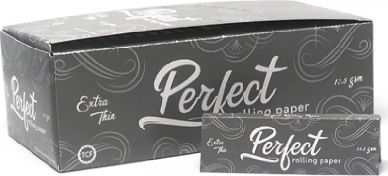 Χαρτάκια Perfect Ασημί Slim 50 φύλλα