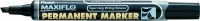 Pentel Μαρκαδόρος Ανεξίτηλος Maxiflo Με Πλακέ Μύτη Μπλέ