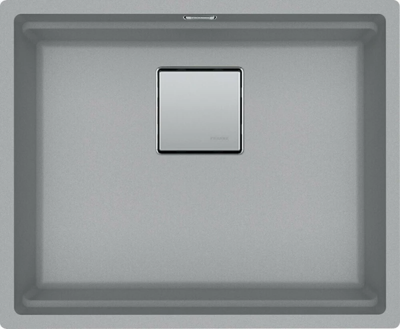 Franke Kubus 2 Kng 110-52 Υποκαθήμενος Νεροχύτης 56x46cm Stone Grey