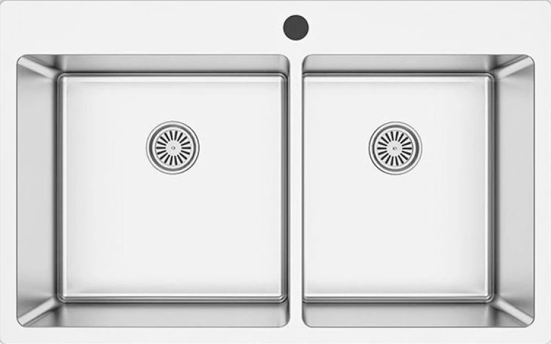 Excel 720CMS388 Ένθετος Νεροχύτης 81x50.5cm Inox Σατινέ