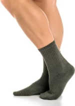 Κάλτσες βαμβακερές 3 ζεύγη MS® Λαδί