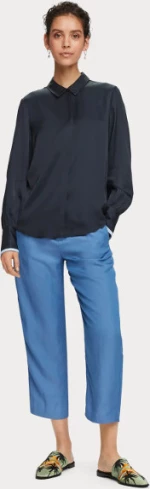 Scotch & Soda Women's Linen Blend Trousers