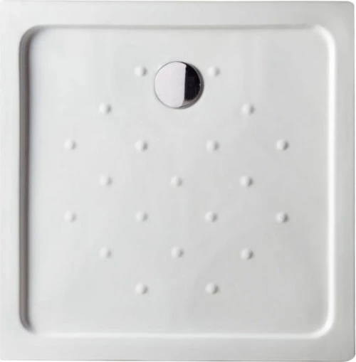 Slim 80x80x6 - Τετράγωνη ντουζιέρα πορσελάνης