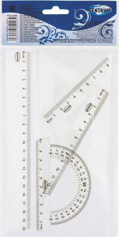 Τρίγωνα CENTRUM σετ (20cm) - CENTRUM