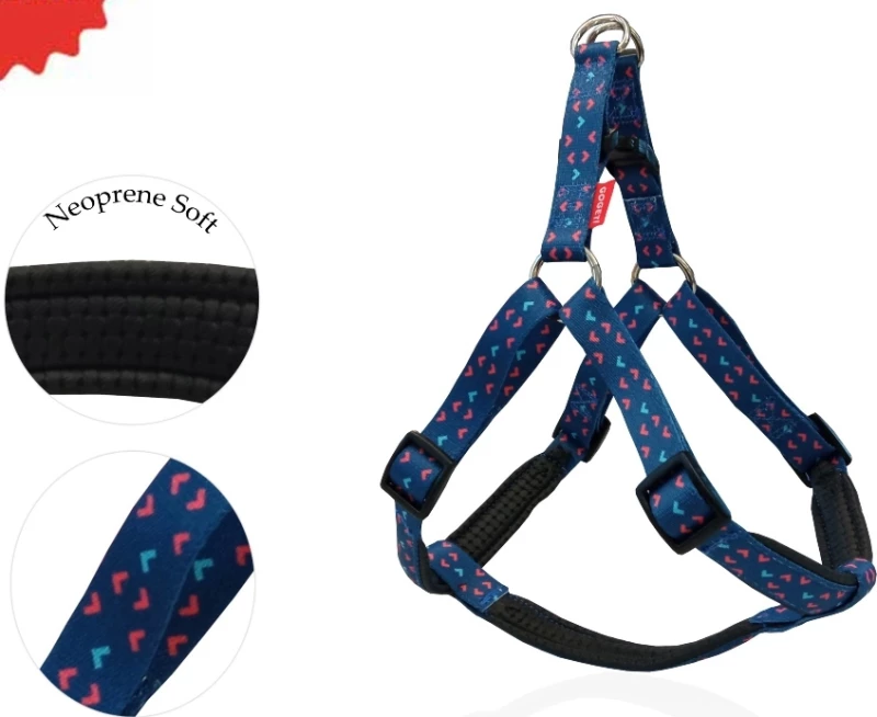Pet Interest Σαμαράκι Σκύλου Motivo Cielo Μπλε Extra Small 10mm x 26 - 40cm