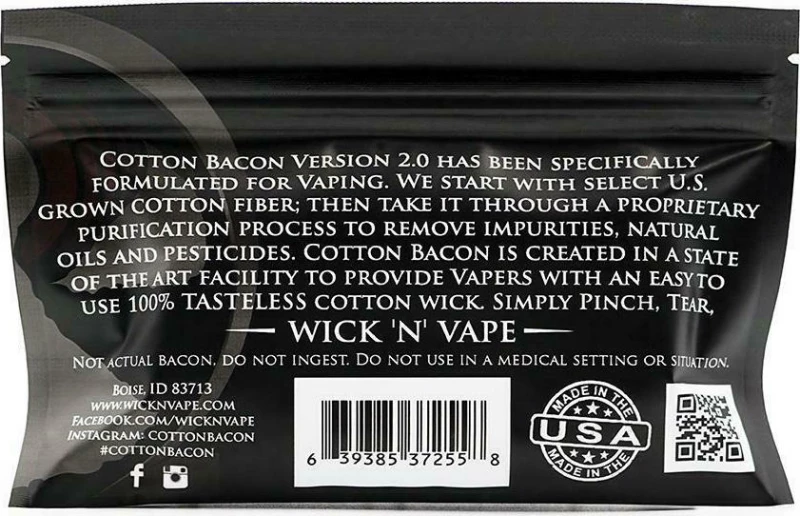 Wick N Vape Bacon Cotton v2