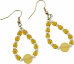 Γυναικεία Σκουλαρίκια Κρεμαστά Επιχρυσωμένα