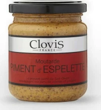 Μουστάρδα Clovis Moutarde Piment Espelette 200g